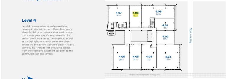 Medical / Consulting commercial property for lease at Suite 4.08/90 Podium Way Oran Park NSW 2570