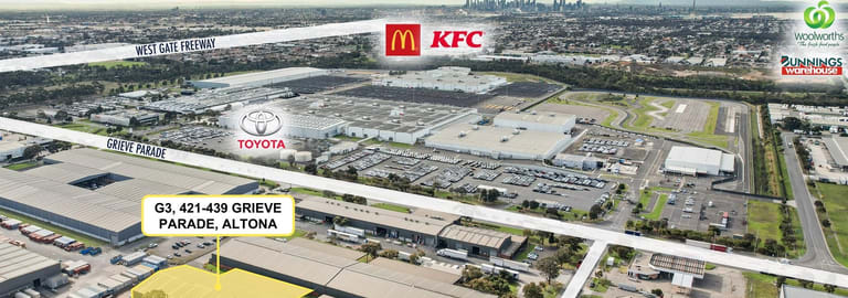 Factory, Warehouse & Industrial commercial property for lease at G3/421-439 Grieve Parade Altona North VIC 3025