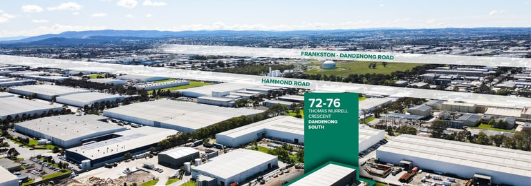 Factory, Warehouse & Industrial commercial property for lease at 72-76 Thomas Murrell Crescent Dandenong South VIC 3175