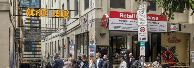 Shop & Retail commercial property for lease at 107 Flinders Lane Melbourne VIC 3000