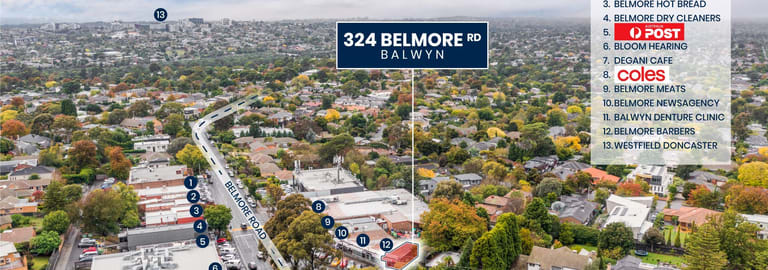 Shop & Retail commercial property for sale at 324 Belmore Road Balwyn VIC 3103