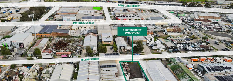 Factory, Warehouse & Industrial commercial property for sale at 5 Hilton Street Dandenong VIC 3175