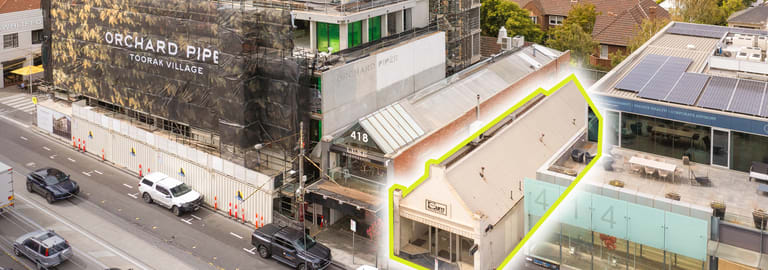 Shop & Retail commercial property for sale at 416 Toorak Road Toorak VIC 3142