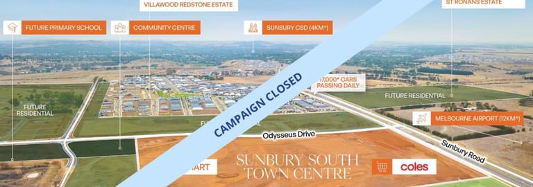 Shop & Retail commercial property for sale at Corner of Sunbury Road and Odysseus Drive Sunbury VIC 3429