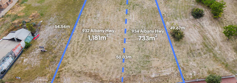 Development / Land commercial property for sale at 932-934 Albany Highway East Victoria Park WA 6101