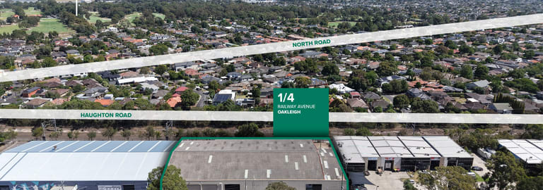 Factory, Warehouse & Industrial commercial property for lease at 1/4 Railway Avenue Oakleigh VIC 3166