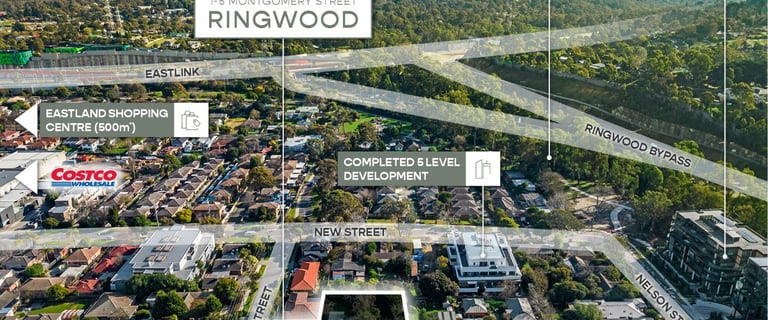 Development / Land commercial property for sale at 1-5 Montgomery Street Ringwood VIC 3134