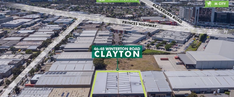Factory, Warehouse & Industrial commercial property for sale at 46-48 Winterton Road Clayton VIC 3168