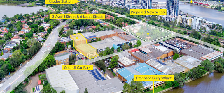 Development / Land commercial property for sale at 3 Averill Street & 6 Leeds Street Rhodes NSW 2138