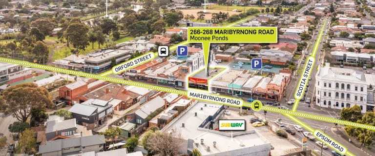 Shop & Retail commercial property for sale at 266-268 Maribyrnong Road Moonee Ponds VIC 3039