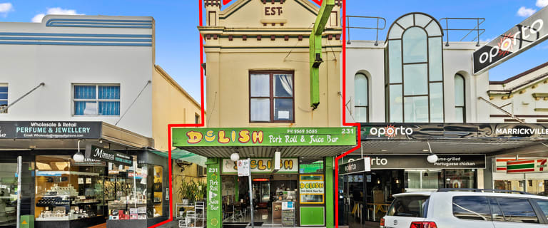 Shop & Retail commercial property for sale at 231 Marrickville Road Marrickville NSW 2204