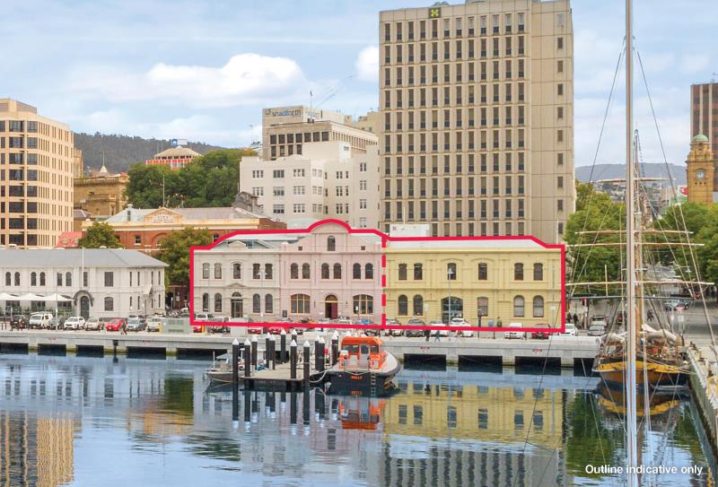 Click to view all images Two trophy assets on Hobart's/7-9 Franklin Wharf Hobart TAS 7000 - Image 1