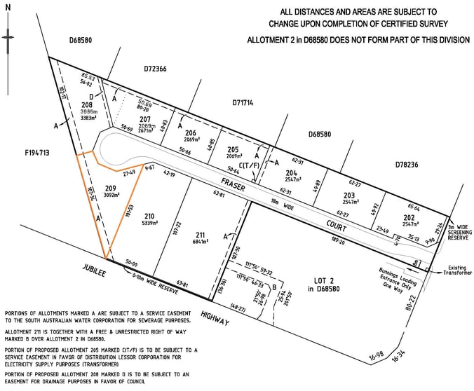 Click to view all images Lot 209/ FRASER COURT ALLOTMENTS Mount Gambier SA 5290 - Image 3