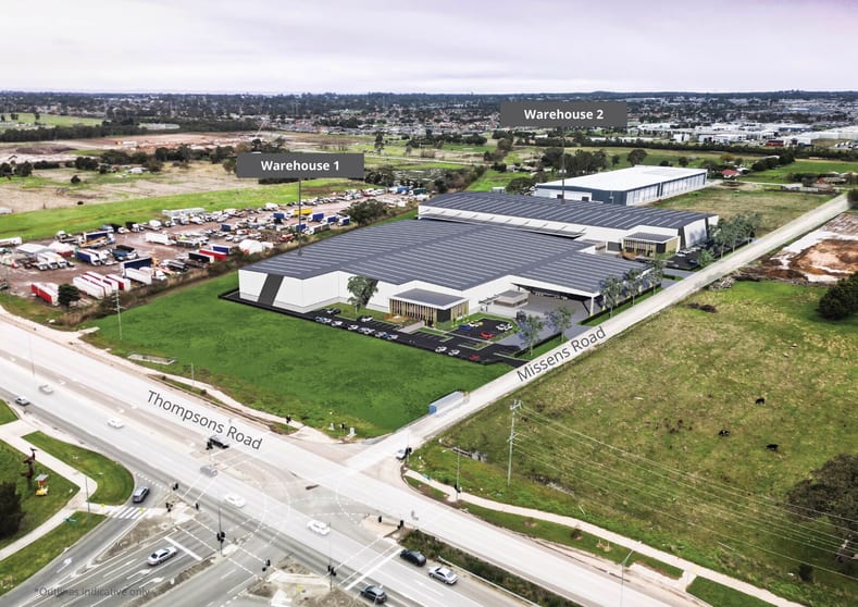 Click to view all images Warehouses 1 & 2, 1010-1020 Thompsons Road Cranbourne West VIC 3977 - Image 1