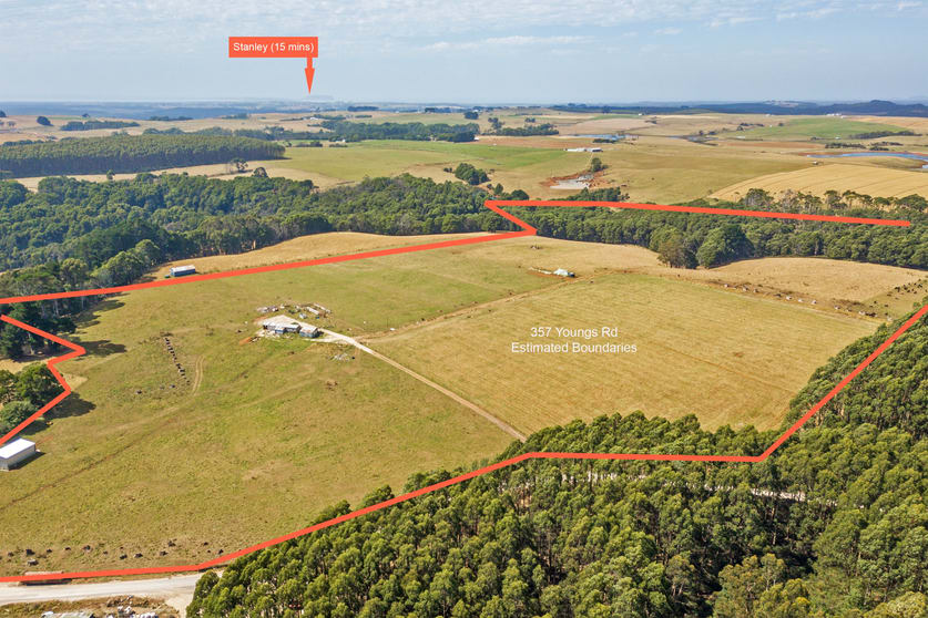 Click to view all images 357 Youngs Road Lileah TAS 7330 - Image 1