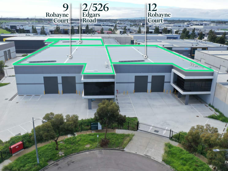 Factory, Warehouse & Industrial commercial property for lease at 9 & 12 Robayne Court & Units 1 and 2/526 Edgars Road Epping VIC 3076