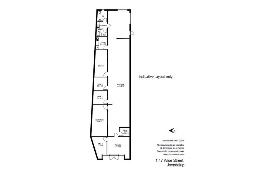 Offices commercial property for lease at 1/7 Wise Street Joondalup WA 6027