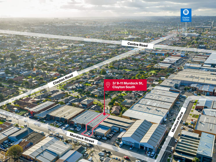 Factory, Warehouse & Industrial commercial property for lease at Unit 3/9-11 Murdock Street Clayton South VIC 3169