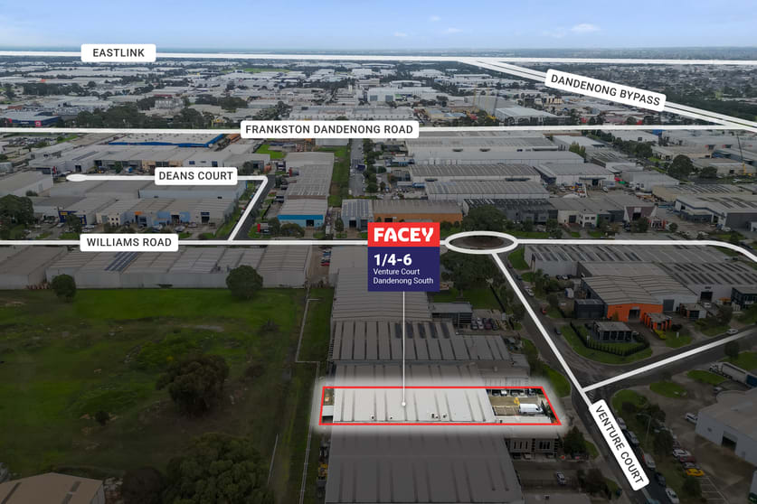 Factory, Warehouse & Industrial commercial property for lease at Unit 1/4-6 Venture Court Dandenong South VIC 3175