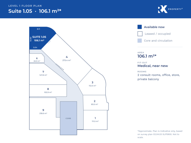 Medical / Consulting commercial property for lease at Suite 1.05 PYB1/173 Strickland Crescent Deakin ACT 2600