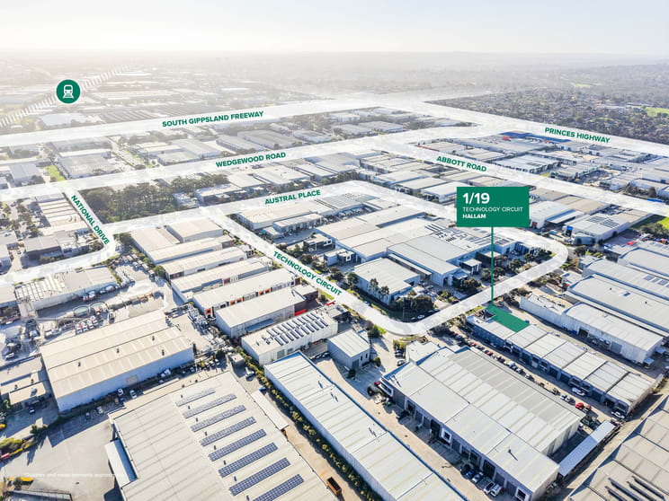 Factory, Warehouse & Industrial commercial property for lease at 1/19 Technology Circuit Hallam VIC 3803