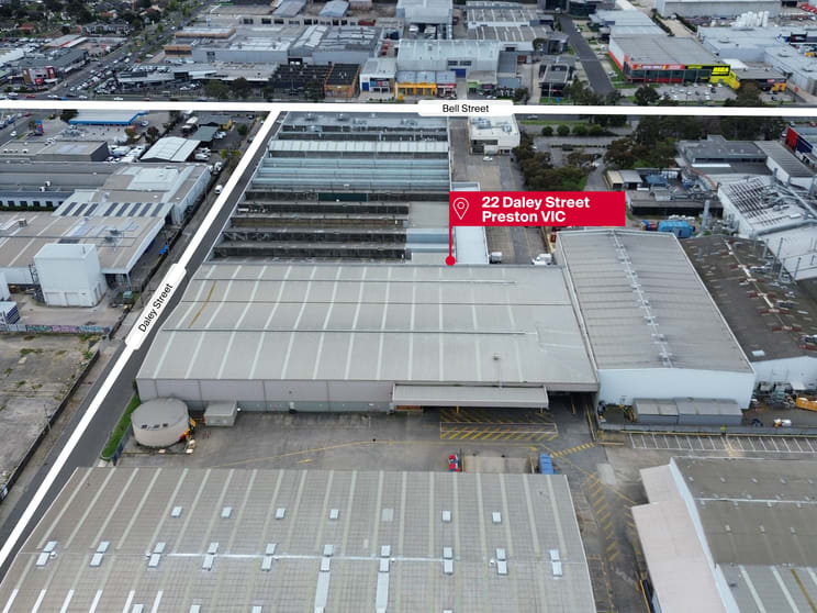 Factory, Warehouse & Industrial commercial property for lease at 22 Daley Street Preston VIC 3072