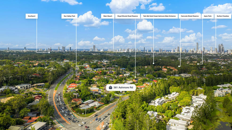 Development / Land commercial property sold at 361 Ashmore Road Ashmore QLD 4214