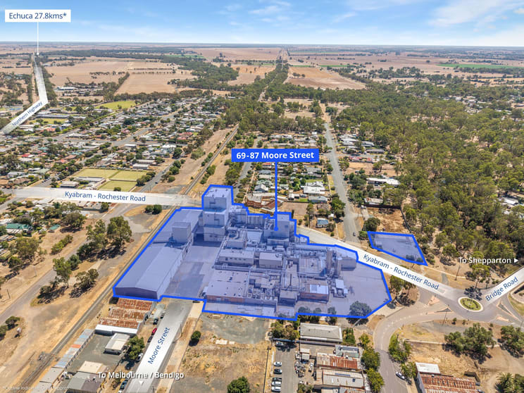 Development / Land commercial property for sale at 69-87 Moore Street Rochester VIC 3561
