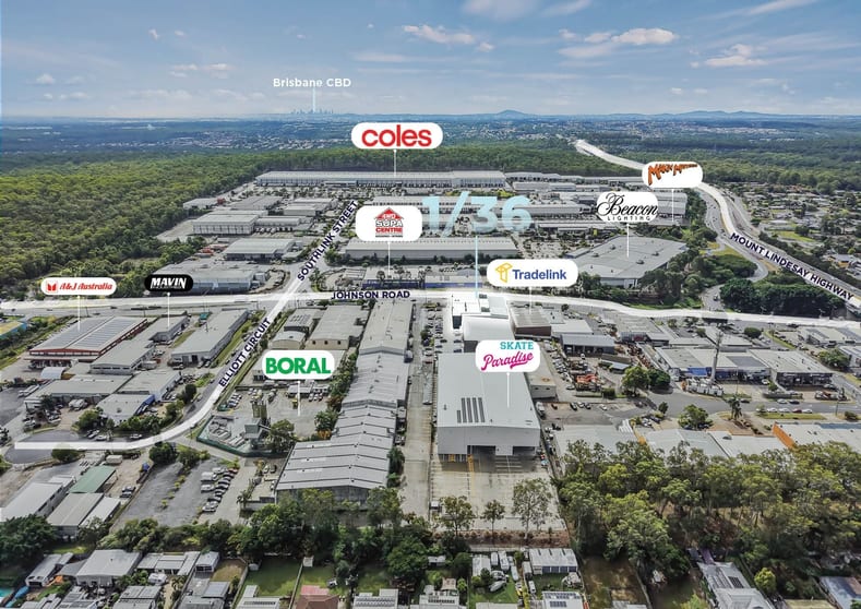 Factory, Warehouse & Industrial commercial property for sale at 1/36 Johnson Rd Hillcrest QLD 4118