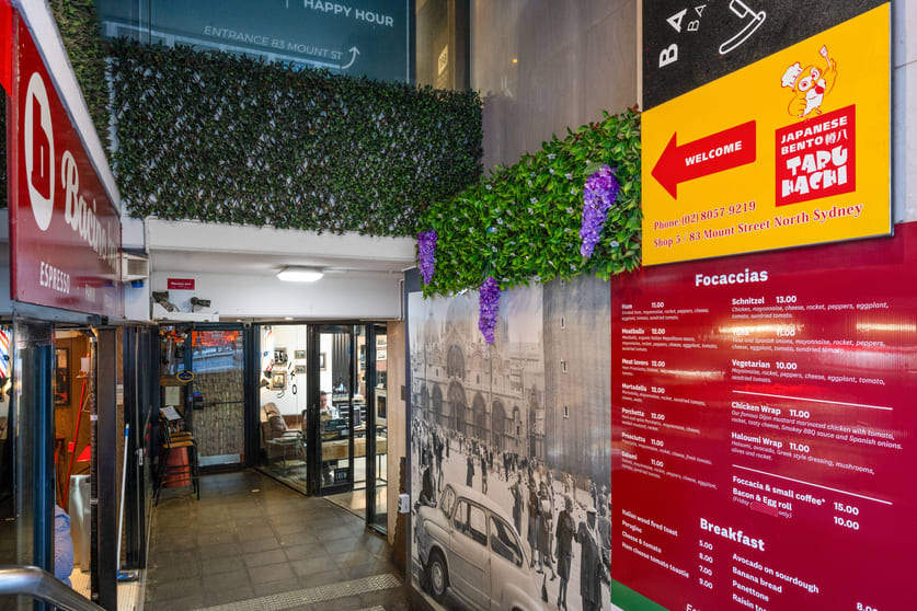 Shop & Retail commercial property for sale at Shop 4/83 Mount Street North Sydney NSW 2060 Shop & Retail commercial property for sale at Shop 4/83 Mount Street North Sydney NSW 2060