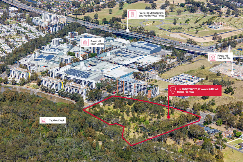 Development / Land commercial property for sale at Development/Lot 20 Commercial Road Rouse Hill NSW 2155 Development / Land commercial property for sale at Development/Lot 20 Commercial Road Rouse Hill NSW 2155
