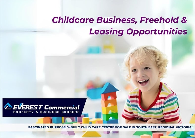 Fascinated Purposely-Built Child Care Centre For Sale In South East, Regional Victoria!