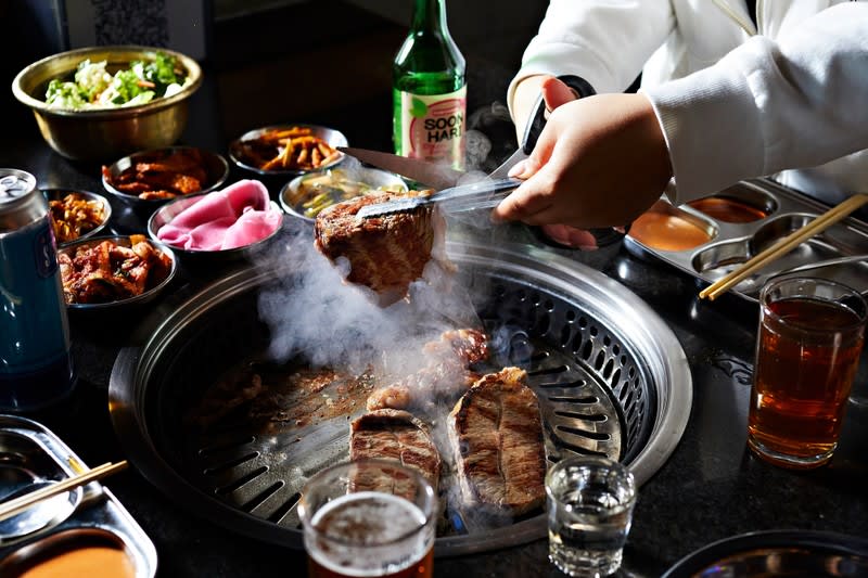 Well-known Asian BBQ restaurant next to Queen Victoria Market in Melbourne Well-known Asian BBQ restaurant next to Queen Victoria Market in Melbourne