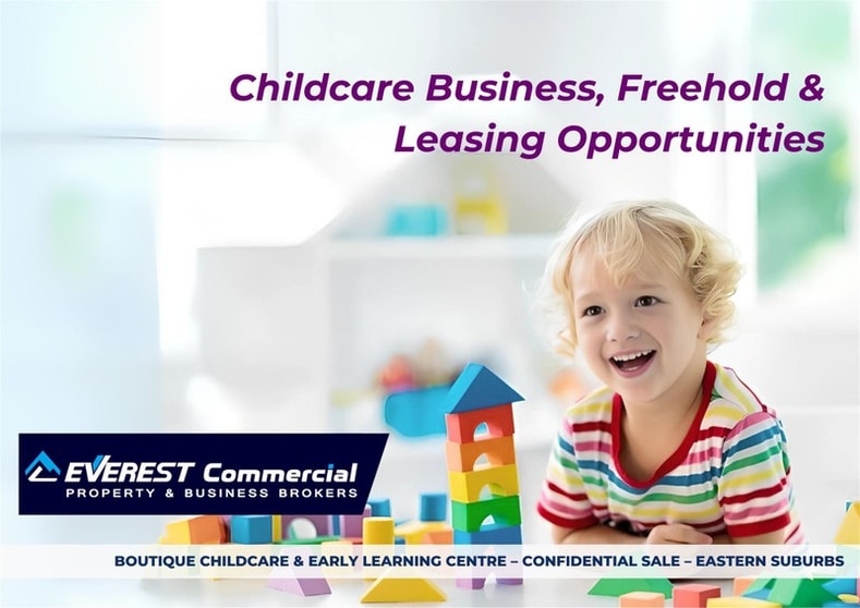 Boutique Childcare & Early Learning Centre  Confidential Sale  Eastern Suburbs