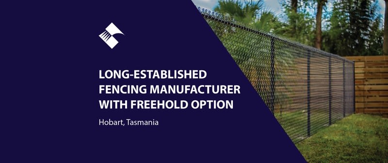 Long-established Commercial Fencing Manufacturer With Option To Purchase Freehold (hobart, Tasmania) Bfb4119 Long-established Commercial Fencing Manufacturer With Option To Purchase Freehold (hobart, Tasmania) Bfb4119
