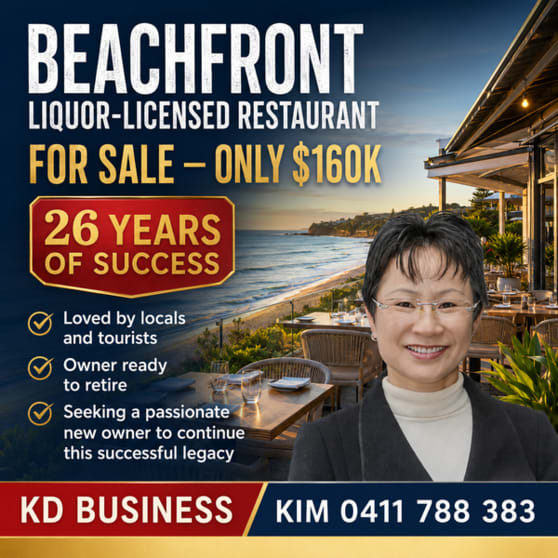Beach front Restaurant for Sale  Anglesea, Great Ocean Road