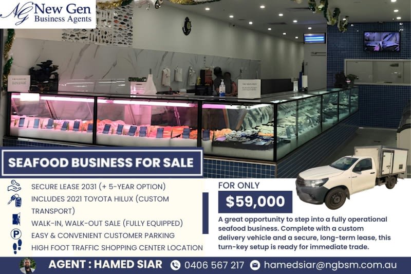 Established Fresh Seafood Business - Prime Shopping Center Location [2609031]