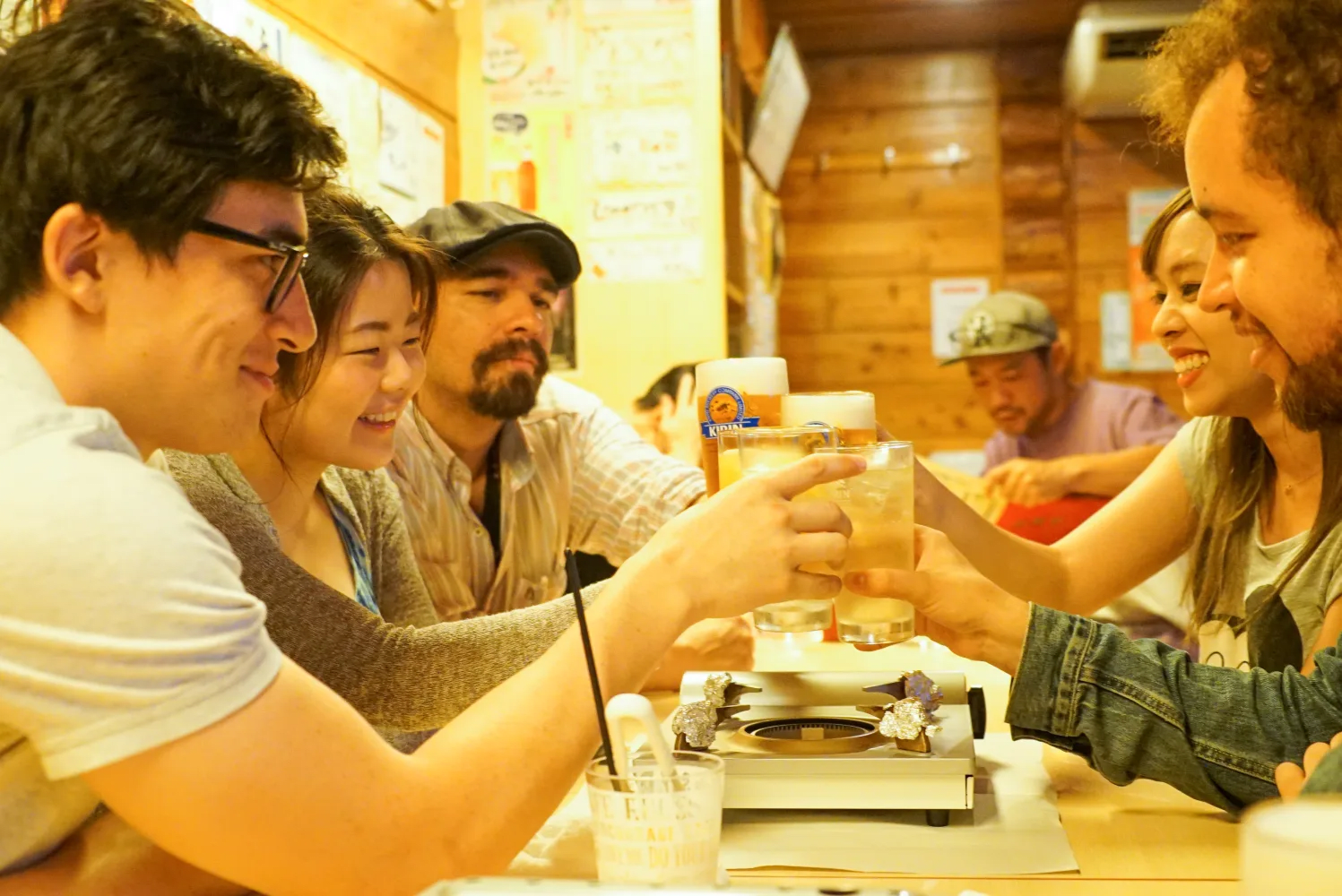 bar hopping in Susukino at night!