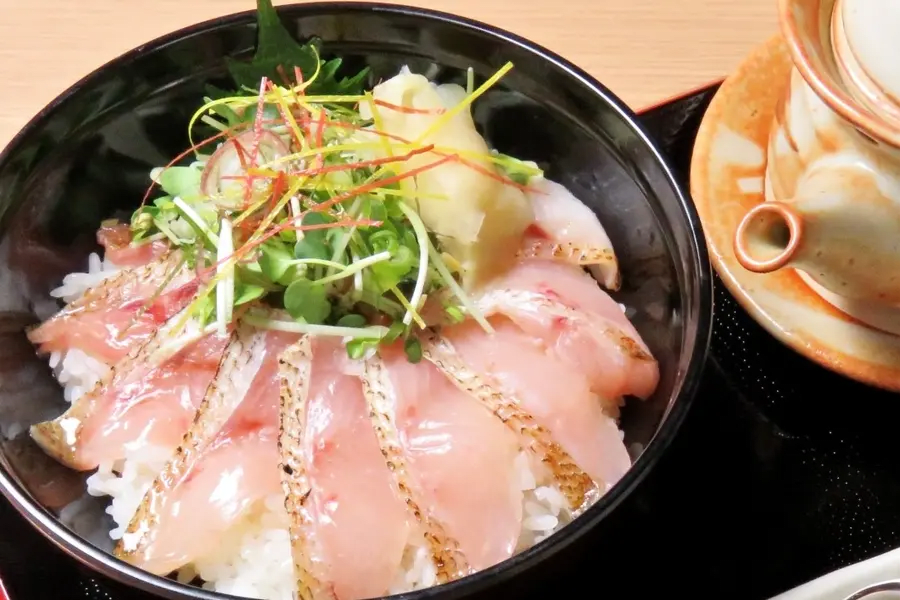 Kanazawa Cuisine's Signature Menu "Blackthroat Seaperch Hitsumabushi Set"