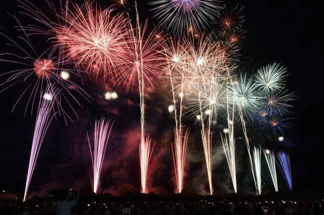 Kameoka Peace Festival Hozugawa Citizen Fireworks