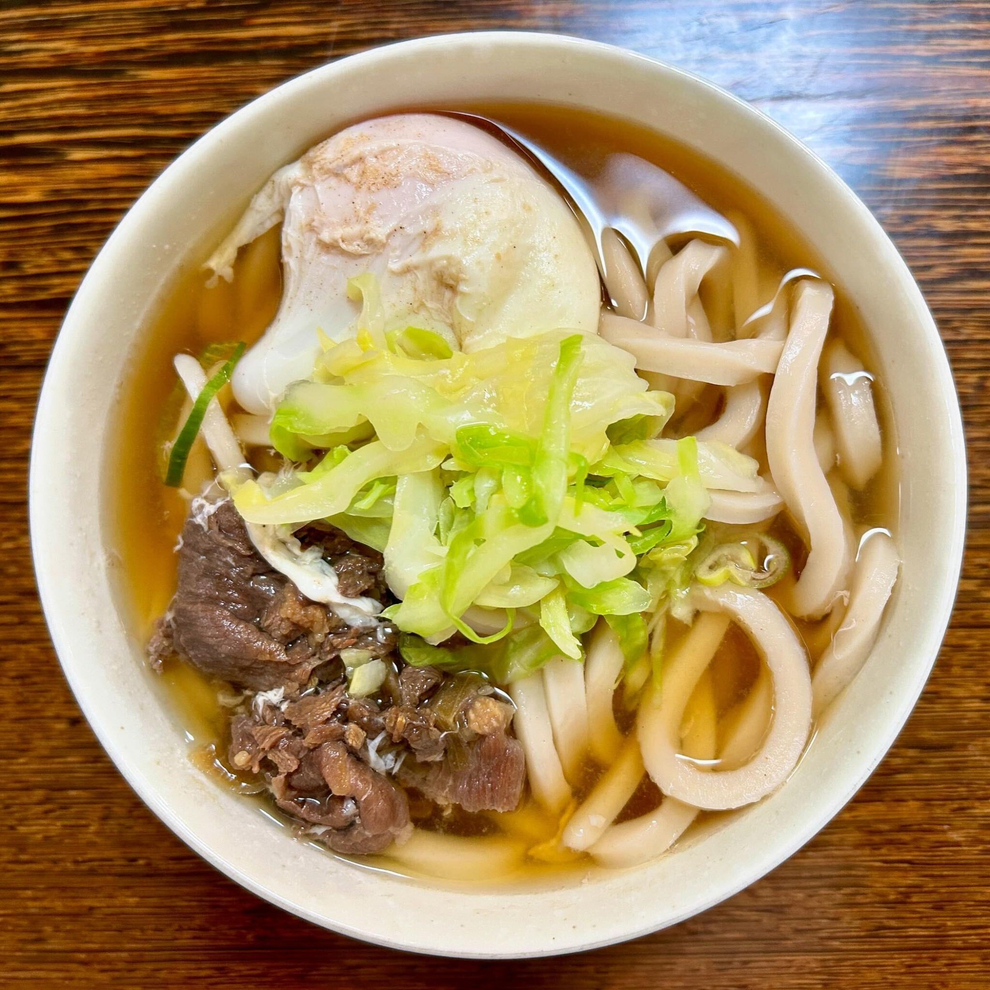 Meat and Egg Udon