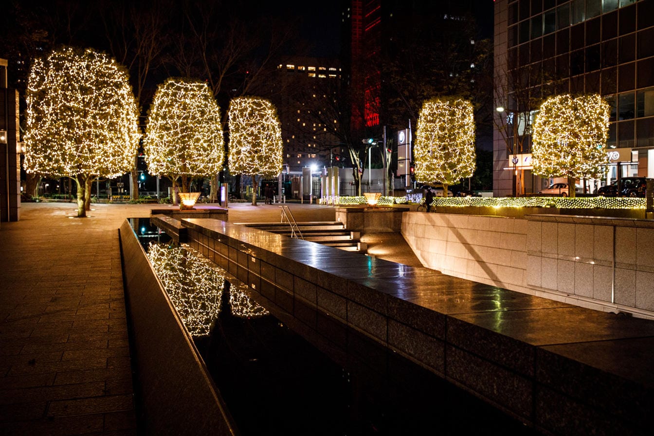 Shinjuku Park Tower Winter Illumination