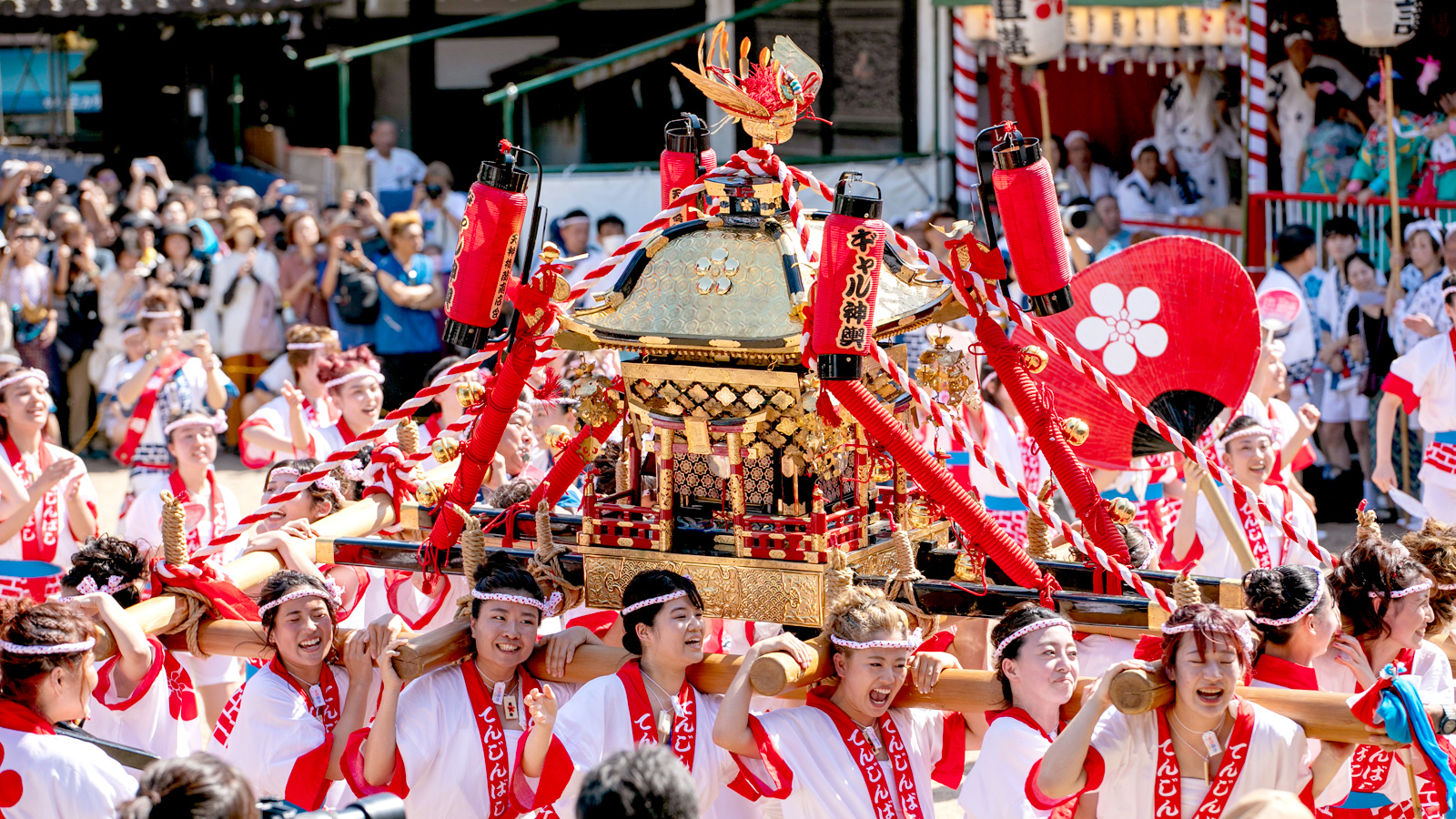 The Vibrant "Gal Mikoshi"