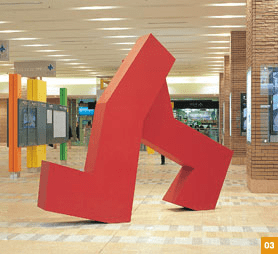 Various Types of Art Works Placed Throughout