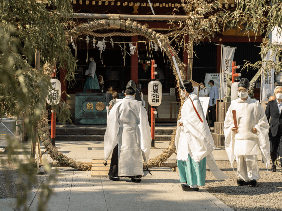 Nagoshi-no-Harae (Summer Purification Ritual) at Asakusa Shrine