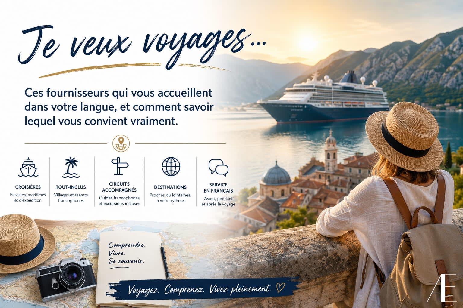 Je veux voyager… en français, s'il vous plaît