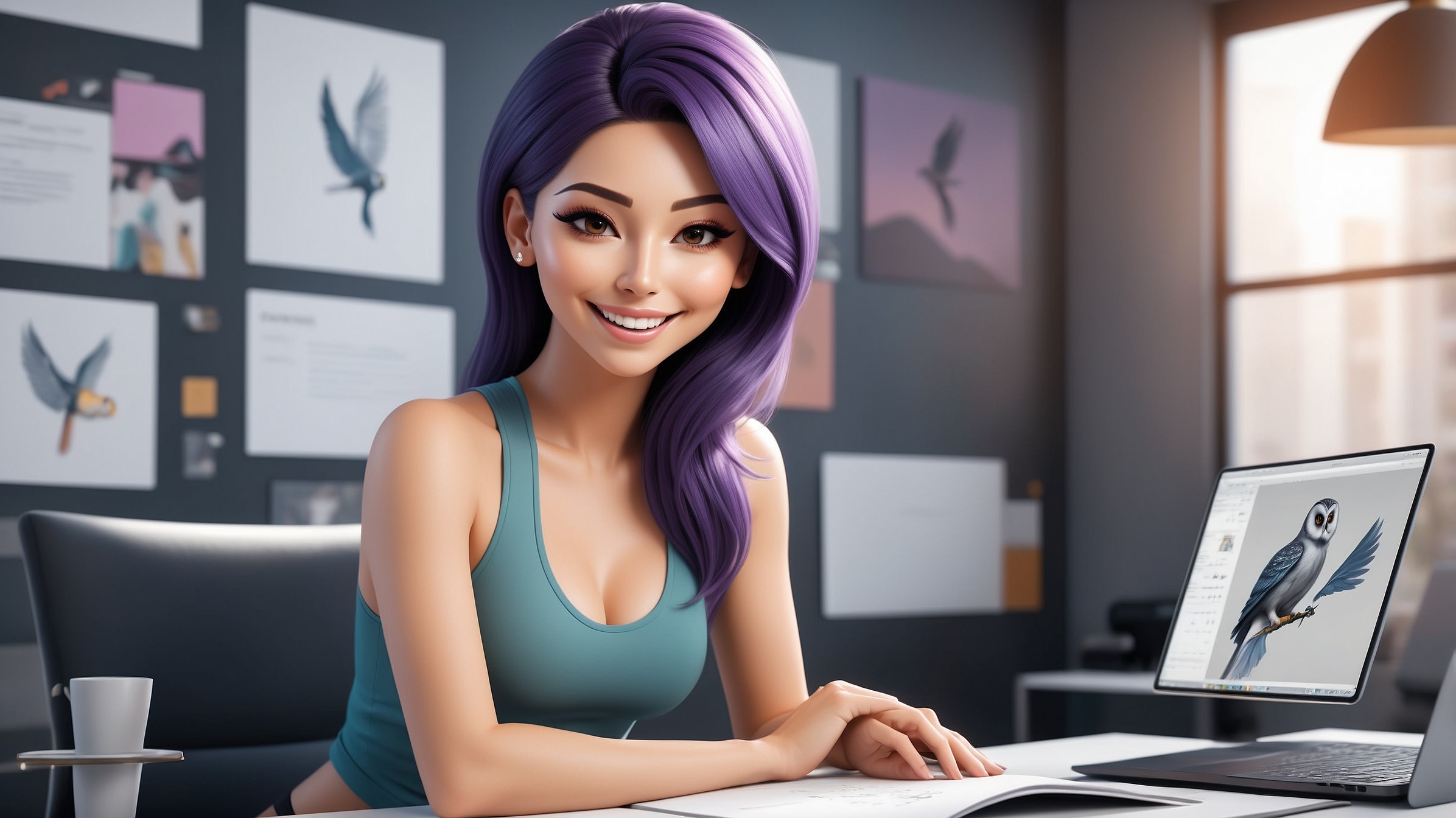 Leonardo AI | Athena Character Reference