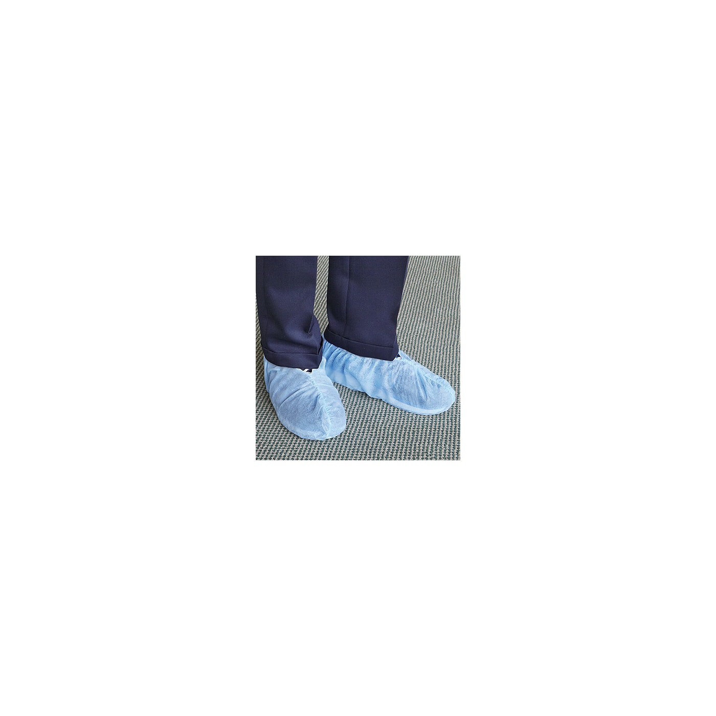 Shoe Covers - Size 6-11, Blue 150 ctn