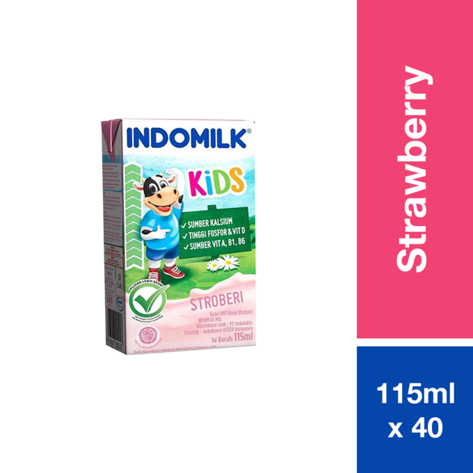 INDOMILK KIDS STRAWBERRY 115ML