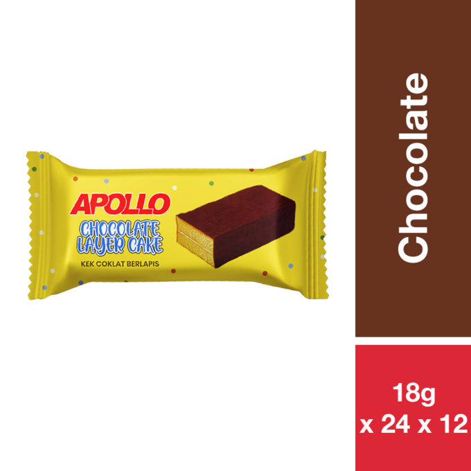APOLLO LAYER CAKE CHOCOLATE 18G